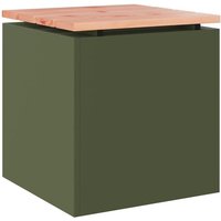 Gartenbank Olivgrün 40 x 40 x 43 cm Stahl vidaXL Gartenbank Olivgrün 40 x 40 x 43 cm Stahl vidaXL von VIDAXL