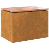 Gartenbank Rostig 60 x 40 x 43 cm Wetterfeststahl vidaXL Gartenbank Rostig 60 x 40 x 43 cm Wetterfeststahl vidaXL von VIDAXL