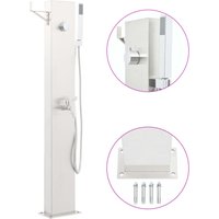 Gartendusche mit Wasserhahn 110 cm Edelstahl Vidaxl von VIDAXL