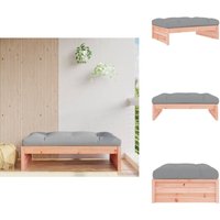 Gartenhocker 120x80 cm Massivholz Douglasie - Gartenstuhl - Holzsessel - Lounge Chair - Gartenlounge - Gartenmöbeln von VIDAXL