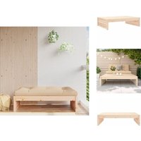 Gartenhocker 120x80 cm Massivholz Kiefer - Gartentisch - Gartenstuhl - Gartenlounge - Holzmobiliar - Gartenmöbeln Gartenhocker 120x80 cm Massivholz Kiefer - Gartentisch - Gartenstuhl - Gartenlounge - Holzmobiliar - Gartenmöbeln von VIDAXL