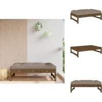 Gartenhocker Honigbraun 120x80 cm Massivholz Kiefer - Gartenstuhl - Holzsessel - Lounge Chair - Balkonmöbeln - Gartenlounge Gartenhocker Honigbraun 120x80 cm Massivholz Kiefer - Gartenstuhl - Holzsessel - Lounge Chair - Balkonmöbeln - Gartenlounge von VIDAXL