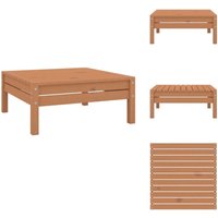 Gartenhocker Honigbraun Massivholz Kiefer - Gartenzubehör - Gartenstuhl - Gartenhockers - Holzmobiliar - Balkonmöbeln von VIDAXL
