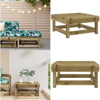 Gartenhocker Kiefernholz Imprägniert - Gartentisch - Gartenstuhl - Gartenlounge - Holzmobiliar - Gartenmöbeln - Home & Living von VIDAXL