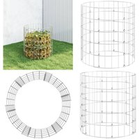 Gartenkomposter Ø50x50 cm Verzinkter Stahl - Gartenkomposter - Garten Komposter - Home & Living - Silber von VIDAXL