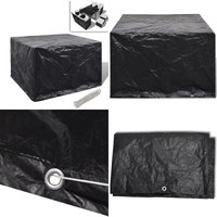 Gartenmöbel-Abdeckung 8 Ösen 113x113x73 cm - Gartenmöbel Abdeckung - Gartenmöbel Schutzhülle - Gartenmöbel Abdeckplane - Gartenmöbel Abdeckhaube von VIDAXL