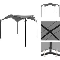 Gartenpavillon Anthrazit 4x4 m - Gartenpavillon - Partyzelt - Outdoor Möbel - Sonnenschutz - Gartenhaus Gartenpavillon Anthrazit 4x4 m - Gartenpavillon - Partyzelt - Outdoor Möbel - Sonnenschutz - Gartenhaus von VIDAXL