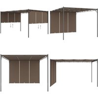 Vidaxl - Gartenpavillon mit Seitenvorhang 4x3x2,25 m Taupe - Gartenpavillon - Pavillon - Sommerhaus - Außenbereich - Gartendekoration - Home & Living Vidaxl - Gartenpavillon mit Seitenvorhang 4x3x2,25 m Taupe - Gartenpavillon - Pavillon - Sommerhaus - Außenbereich - Gartendekoration - Home & Living von VIDAXL