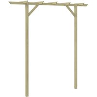 Garten-pergola Gartenpavillon 200x40x205 cm Holz vidaXL von BONNEVIE