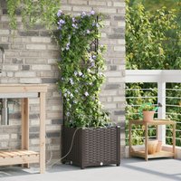 Vidaxl - Pflanzkasten mit Bewässerungssystem Braun 448814 Vidaxl - Pflanzkasten mit Bewässerungssystem Braun 448814 von VIDAXL