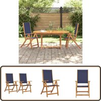 Gartenstühle 2 Stk. Klappbar Massivholz Akazie und Textilene - Gartenstühle - Holz Gartenstühle - Akzidenzholzmöbel - Outdoor Möbel - Gartenmöbel Set Gartenstühle 2 Stk. Klappbar Massivholz Akazie und Textilene - Gartenstühle - Holz Gartenstühle - Akzidenzholzmöbel - Outdoor Möbel - Gartenmöbel Set von VIDAXL