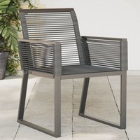 Vidaxl - Gartenstühle 4 Stk. Schwarz Poly Rattan von VIDAXL