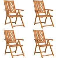 Gartenstühle 4 Stk. Verstellbar Massivholz Akazie Vidaxl Gartenstühle 4 Stk. Verstellbar Massivholz Akazie Vidaxl von VIDAXL