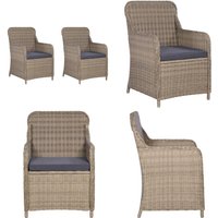 Gartenstühle mit Polstern 2 Stk. Poly Rattan Braun - Gartenstühle - Outdoor Möbel - Rattan Gartenmöbel - Balkonmöbel - Terrassenmöbel - Home & Living Gartenstühle mit Polstern 2 Stk. Poly Rattan Braun - Gartenstühle - Outdoor Möbel - Rattan Gartenmöbel - Balkonmöbel - Terrassenmöbel - Home & Living von VIDAXL