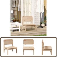 Gartenstuhl 60x52,5x72 cm Massivholz Kiefer - Vidaxl von VIDAXL