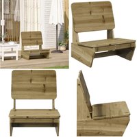 Gartenstuhl 60x64x70,5 cm Kiefernholz Imprägniert - Vidaxl Gartenstuhl 60x64x70,5 cm Kiefernholz Imprägniert - Vidaxl von VIDAXL