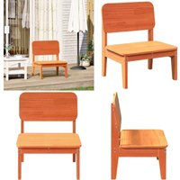 Gartenstuhl Wachsbraun 60x52,5x72 cm Massivholz Kiefer - Vidaxl von VIDAXL