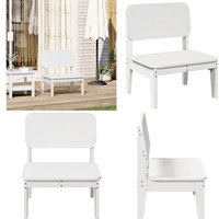 Gartenstuhl Weiß 60x52,5x72 cm Massivholz Kiefer - Vidaxl von VIDAXL