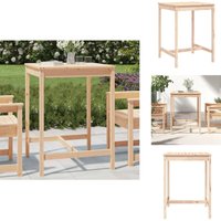 Gartentisch 82,5x82,5x110 cm Massivholz Kiefer - Holztisch - Esszimmertisch - Gartenmöbel - Balkonmöbel - Kiefernholztisch Gartentisch 82,5x82,5x110 cm Massivholz Kiefer - Holztisch - Esszimmertisch - Gartenmöbel - Balkonmöbel - Kiefernholztisch von VIDAXL