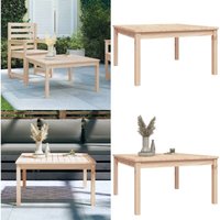 Gartentisch 82,5x82,5x45 cm Massivholz Kiefer - Holztisch - Esszimmertisch - Gartenmöbel - Terrassenmöbel - Kiefernholztisch - Home & Living Gartentisch 82,5x82,5x45 cm Massivholz Kiefer - Holztisch - Esszimmertisch - Gartenmöbel - Terrassenmöbel - Kiefernholztisch - Home & Living von VIDAXL