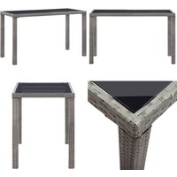 Gartentisch Anthrazit 123x60x74 cm Poly Rattan - Esstisch - Gartentisch - Outdoor-Tisch - Polyrattan Tisch - Anthrazit - Home & Living Gartentisch Anthrazit 123x60x74 cm Poly Rattan - Esstisch - Gartentisch - Outdoor-Tisch - Polyrattan Tisch - Anthrazit - Home & Living von VIDAXL