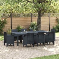 Gartentisch Anthrazit 250 x 100 x 73 cm Poly-Rattan Vidaxl von VIDAXL