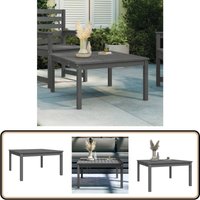 Gartentisch Grau 82,5x82,5x45 cm Massivholz Kiefer - Gartentisch - Esszimmertisch - Holzmöbel - Terrassenmöbel - Gartenlounge Gartentisch Grau 82,5x82,5x45 cm Massivholz Kiefer - Gartentisch - Esszimmertisch - Holzmöbel - Terrassenmöbel - Gartenlounge von VIDAXL
