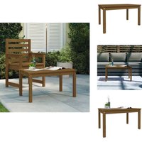Gartentisch Honigbraun 82,5x50,5x45 cm Massivholz Kiefer - Gartentisch - Esszimmertisch - Holzt Tisch - Kiefernholz - Gartenmöbel Gartentisch Honigbraun 82,5x50,5x45 cm Massivholz Kiefer - Gartentisch - Esszimmertisch - Holzt Tisch - Kiefernholz - Gartenmöbel von VIDAXL