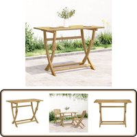 Gartentisch Klappbar 110x55x75 cm Massivholz Akazie - Holztisch - Gartentisch - Akzienttisch - Terrassenmöbel - Gartenmöbelset von VIDAXL