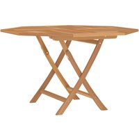 Gartentisch,Terrassentisch Klappbar 120x120x75 cm Massivholz Teak vidaXL von BONNEVIE