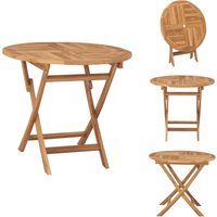 Vidaxl - Gartentisch Klappbar 85x76 cm Massivholz Teak - Gartentisch - Teakholzmöbel - Outdoortisch - Klapptisch - Balkontisch Vidaxl - Gartentisch Klappbar 85x76 cm Massivholz Teak - Gartentisch - Teakholzmöbel - Outdoortisch - Klapptisch - Balkontisch von VIDAXL