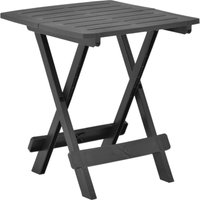 Vidaxl - Gartentisch Klappbar Anthrazit 45x43x50 cm Kunststoff von VIDAXL