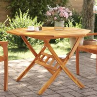 Vidaxl - Gartentisch Klappbar Ø110x75 cm Massivholz Akazie 198837 von VIDAXL
