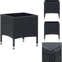 Gartentisch Schwarz 40x40x45 cm Poly Rattan - Gartentisch - Esstisch Im Freien - Terrasse Möbel - Balkon Deko - Rattan Tisch Gartentisch Schwarz 40x40x45 cm Poly Rattan - Gartentisch - Esstisch Im Freien - Terrasse Möbel - Balkon Deko - Rattan Tisch von VIDAXL