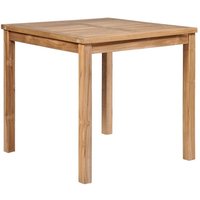 Bonnevie - Gartentisch,Terrassentisch 80x80x77 cm Massivholz Teak vidaXL von BONNEVIE