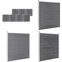 Gartenzaun wpc 1218x186 cm Grau - Holz-Zaun - WPC-Zaun - Gartenzaun - Privacy Screen - Sicherheitszaun - Home & Living Gartenzaun wpc 1218x186 cm Grau - Holz-Zaun - WPC-Zaun - Gartenzaun - Privacy Screen - Sicherheitszaun - Home & Living von VIDAXL