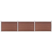 Gartenzaun wpc 526x106 cm Braun Vidaxl Gartenzaun wpc 526x106 cm Braun Vidaxl von VIDAXL