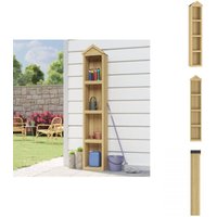Geräteschuppen 40x33x222 cm Kiefernholz Imprägniert - Holzschuppen - Gerätehaus - Gartenschrank - Gartenorganisation - Outdooraufbewahrung Geräteschuppen 40x33x222 cm Kiefernholz Imprägniert - Holzschuppen - Gerätehaus - Gartenschrank - Gartenorganisation - Outdooraufbewahrung von VIDAXL