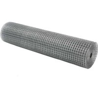 Geschweißter Drahtzaun Silber 0,4 x 10 m Stahl Vidaxl von VIDAXL