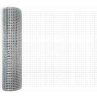 Geschweißter Drahtzaun Silber 0.8 x 10 m Stahl Vidaxl Geschweißter Drahtzaun Silber 0.8 x 10 m Stahl Vidaxl von VIDAXL