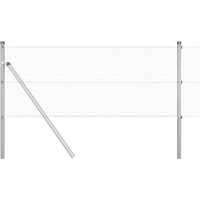 Geschweißter Drahtzaun mit 7 Pfosten 0.6x10 m Verzinkter Stahl Vidaxl Geschweißter Drahtzaun mit 7 Pfosten 0.6x10 m Verzinkter Stahl Vidaxl von VIDAXL