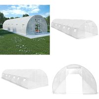 Gewächshaus 27m² 900x300x200 cm - Gewächshaus - Gewächshäuser - Home & Living - Weiß von VIDAXL