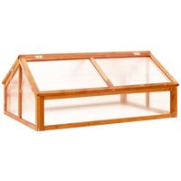 Gewächshaus Braun 114x80x50 cm Tannenholz - Vidaxl von VIDAXL