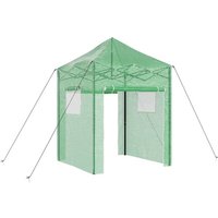 Gewächshaus mit Dach Grün 200 x 200 x 300 cm Stahl Vidaxl Gewächshaus mit Dach Grün 200 x 200 x 300 cm Stahl Vidaxl von VIDAXL