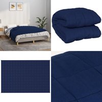 Vidaxl - Gewichtsdecke Blau 120x180 cm 9 kg Stoff - Gewichtsdecke - Schlafhilfe - Bettwäsche - Daunendecke Alternative - Schwere Decke - Home & Living Vidaxl - Gewichtsdecke Blau 120x180 cm 9 kg Stoff - Gewichtsdecke - Schlafhilfe - Bettwäsche - Daunendecke Alternative - Schwere Decke - Home & Living von VIDAXL