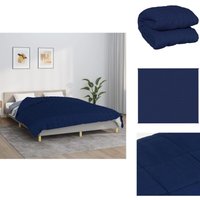 Vidaxl - Gewichtsdecke Blau 200x220 cm 13 kg Stoff - Gewichtsdecke - Schlafdecke - Bettdecke - Blaue Decke - Daunendecke Alternative Vidaxl - Gewichtsdecke Blau 200x220 cm 13 kg Stoff - Gewichtsdecke - Schlafdecke - Bettdecke - Blaue Decke - Daunendecke Alternative von VIDAXL
