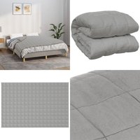 Gewichtsdecke Grau 120x180 cm 5 kg Stoff - Gewichtsdecke - Schlafhilfe - Bettdecke - Daunendecke Alternative - Schwere Decke - Home & Living von VIDAXL