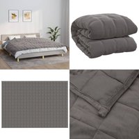 Gewichtsdecke Grau 155x220 cm 7 kg Stoff - Gewichtsdecke - Schlafhilfe - Decke - Kuscheldecke - Stressabbau - Home & Living Gewichtsdecke Grau 155x220 cm 7 kg Stoff - Gewichtsdecke - Schlafhilfe - Decke - Kuscheldecke - Stressabbau - Home & Living von VIDAXL