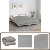 Gewichtsdecke Grau 200x220 cm 9 kg Stoff - Gewichtsdecke - Schlafberatung - Bettdecke - Schlafen - Stressabbau Gewichtsdecke Grau 200x220 cm 9 kg Stoff - Gewichtsdecke - Schlafberatung - Bettdecke - Schlafen - Stressabbau von VIDAXL
