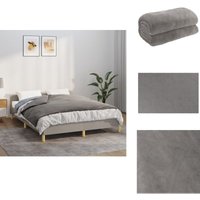 Gewichtsdecke mit Bezug Grau 122x183 cm 9 kg Stoff - Gewichtsdecke - Schlafdecke - Bettdecke - Daunendecke Alternative - Schwere Decke Gewichtsdecke mit Bezug Grau 122x183 cm 9 kg Stoff - Gewichtsdecke - Schlafdecke - Bettdecke - Daunendecke Alternative - Schwere Decke von VIDAXL